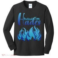 Halloween Pretend Im Hades Costume Greek God Kids Long Sleeve Shirt thumb 0
