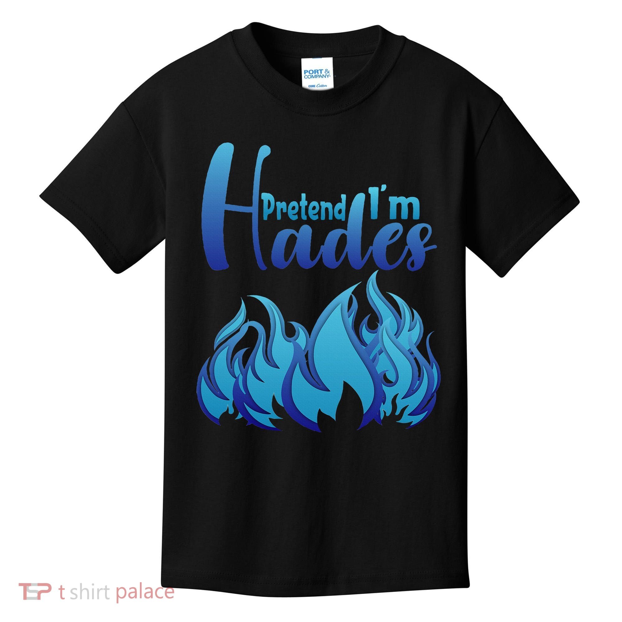 Halloween Pretend Im Hades Costume Greek God Kids T-Shirt