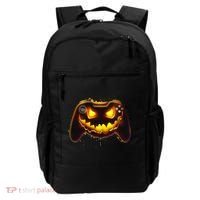 Halloween Pumpkin Jack O Lantern Face Video Game Controller Backpack thumb 0