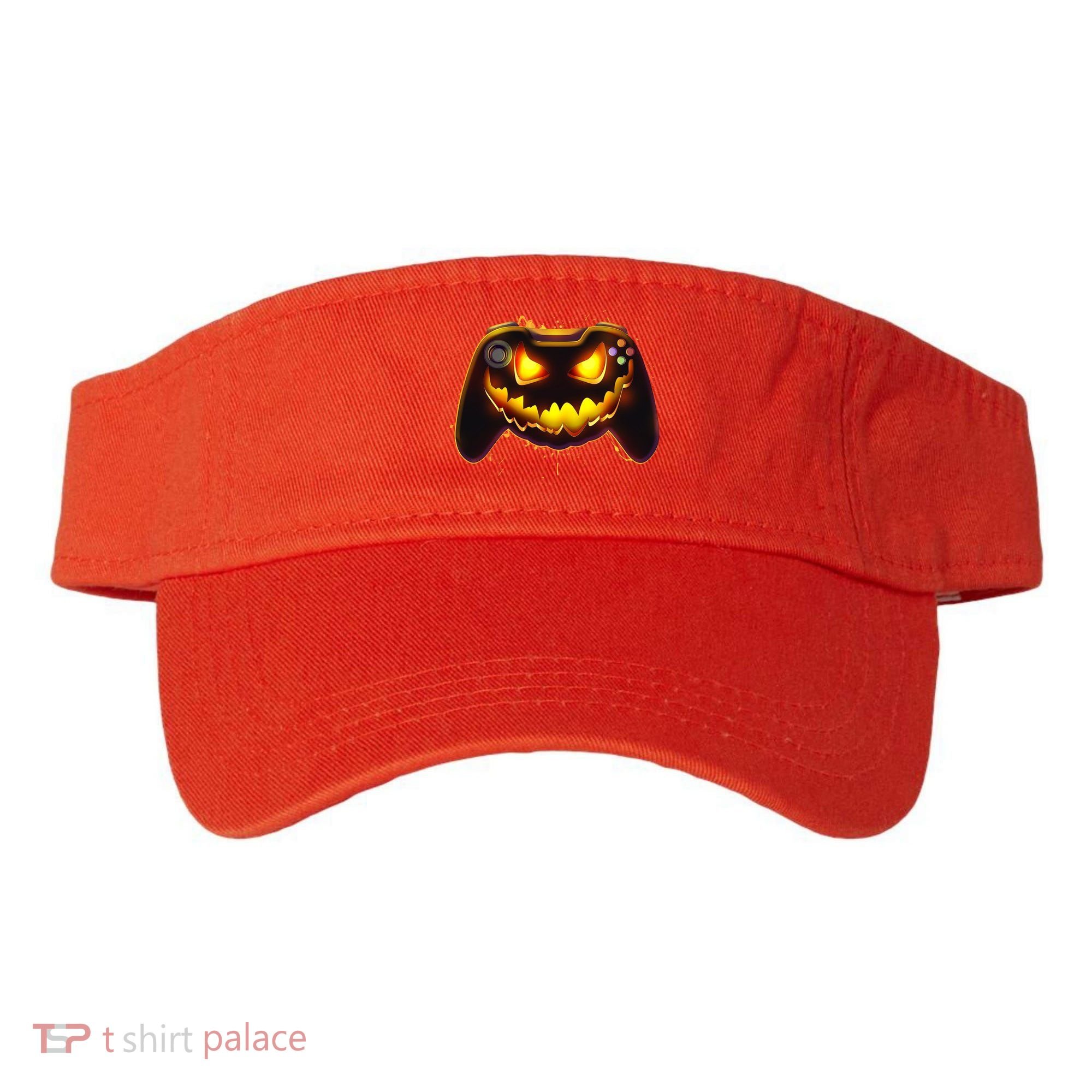 Halloween Pumpkin Jack O Lantern Face Video Game Controller Visor