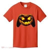 Halloween Pumpkin Jack O Lantern Face Video Game Controller Kids T-Shirt thumb 0