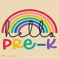 Hello Pre K Rainbow Back To School Teacher Student Tote Bag thumb 4