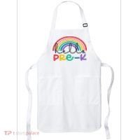 Hello Pre K Rainbow Back To School Teacher Student Apron thumb 0