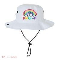 Hello Pre K Rainbow Back To School Teacher Student Bucket Hat thumb 0
