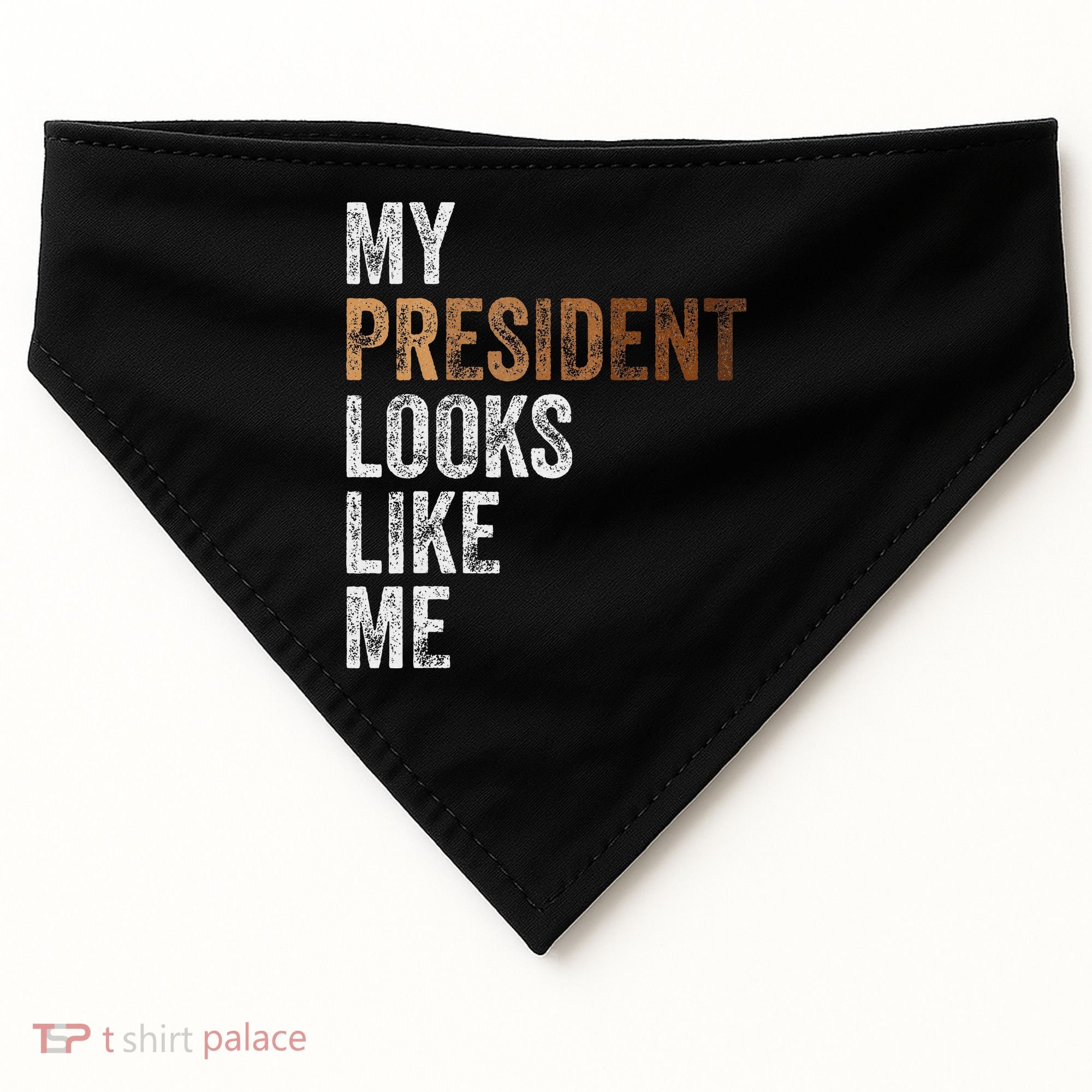 Harris President Looks Like Me For The 47th President USA-Made Doggie Bandana