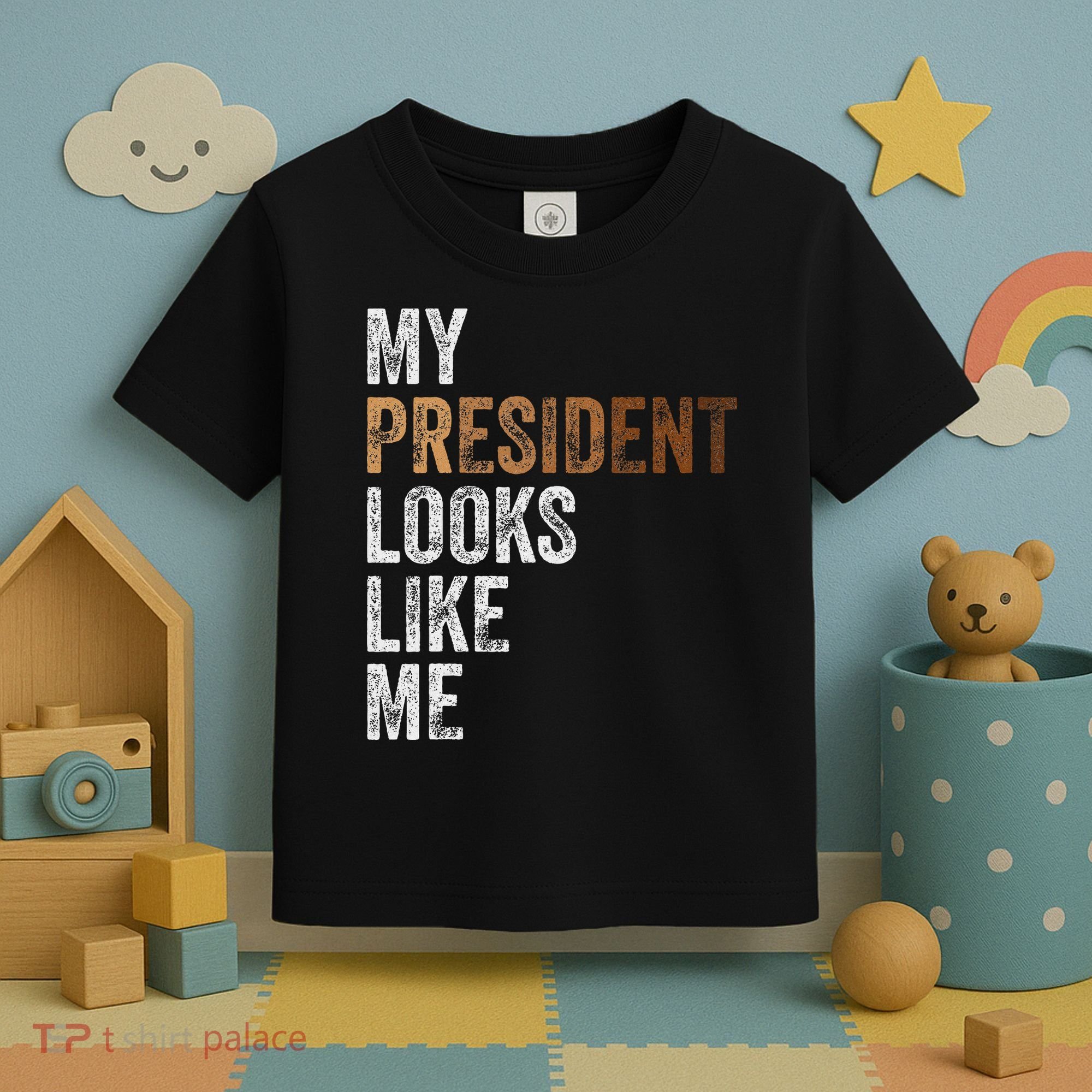 Harris President Looks Like Me For The 47th President Toddler T-Shirt