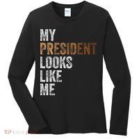 Harris President Looks Like Me For The 47th President Women's Long Sleeve Shirt thumb 0