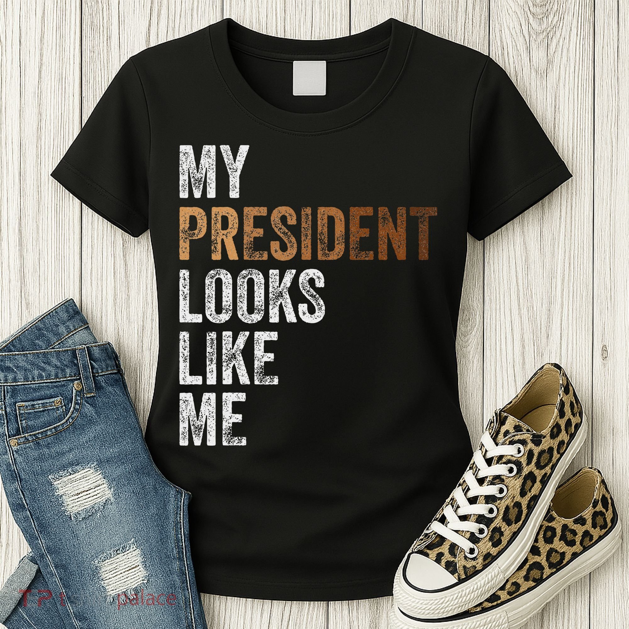 Harris President Looks Like Me For The 47th President Women's T-Shirt