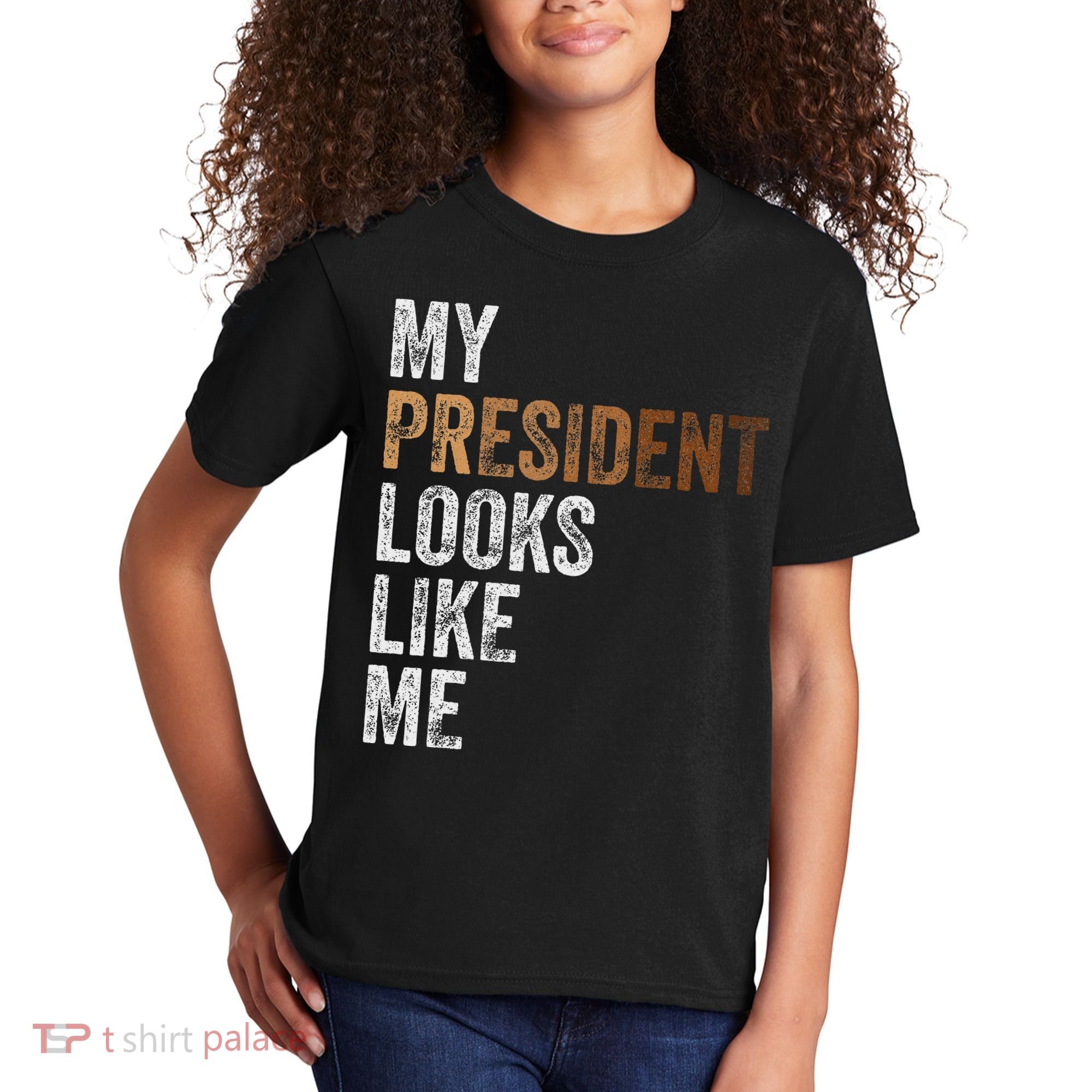Harris President Looks Like Me For The 47th President Kids T-Shirt