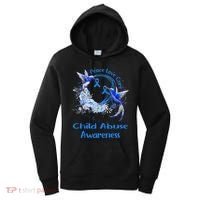 Hummingbird Peace Love Cure Child Abuse Awareness Women's Hoodie thumb 0