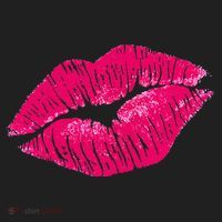 Hot Pink Lips Neon 80s Lipstick Party Tumbler thumb 3
