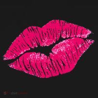 Hot Pink Lips Neon 80s Lipstick Party Kids Hoodie thumb 5