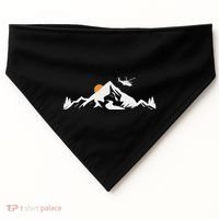 Helicopter Pilot Mountains Aviation Aircraft Chopper USA-Made Doggie Bandana thumb 0