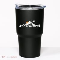 Helicopter Pilot Mountains Aviation Aircraft Chopper Tumbler thumb 0