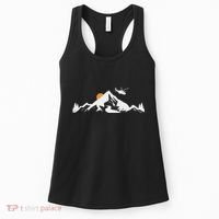 Helicopter Pilot Mountains Aviation Aircraft Chopper Women's Tank Top thumb 0
