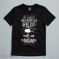 Helicopter Pilot Mom Mother Vintage My Favorite Helicopter T-Shirt thumb 5