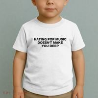 Hating Pop Music DoesnT Make You Deep Toddler T-Shirt thumb 2