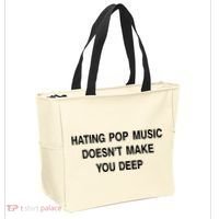 Hating Pop Music Doesn’T Make You Deep Tote Bag thumb 2