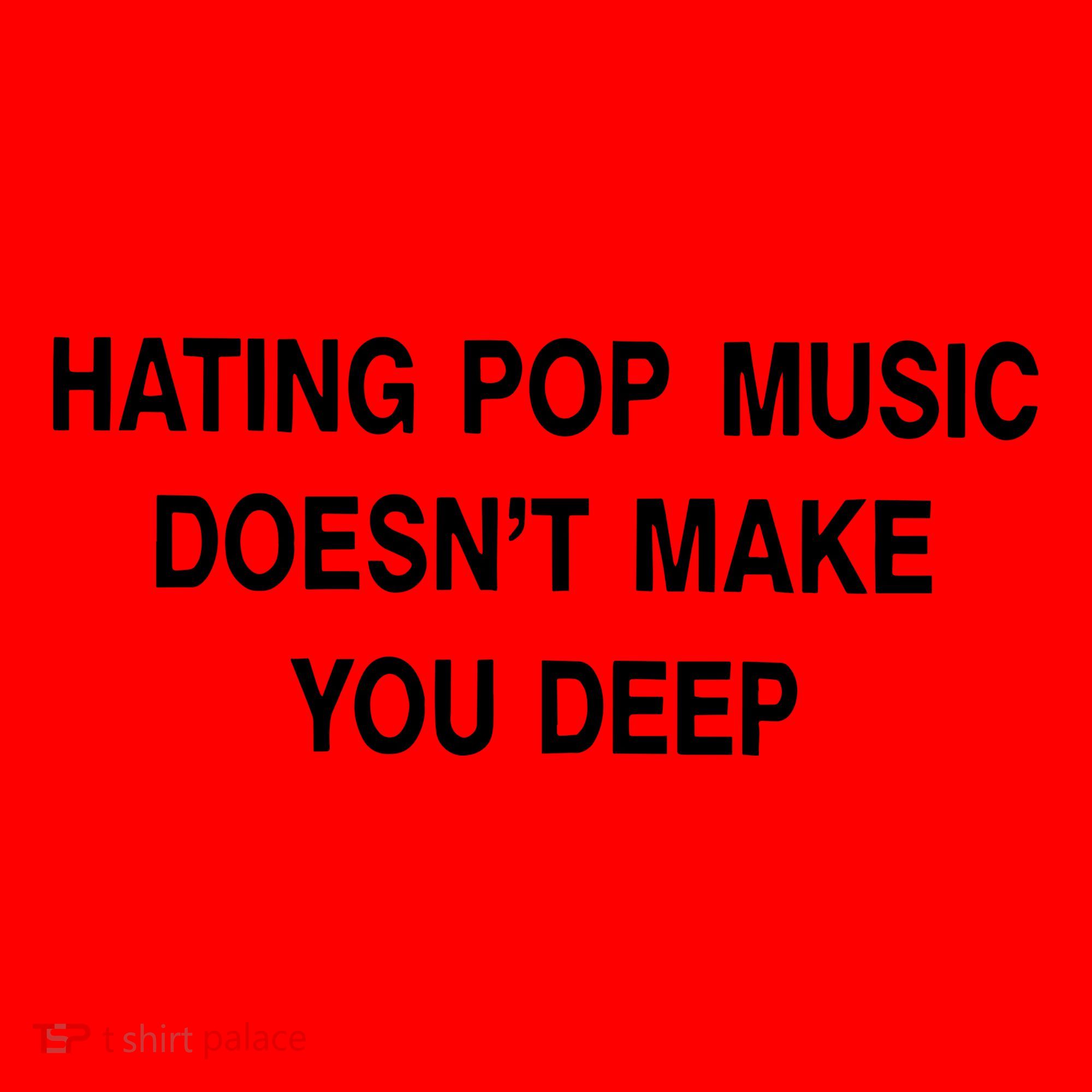 Hating Pop Music Doesn’T Make You Deep Santa Hat