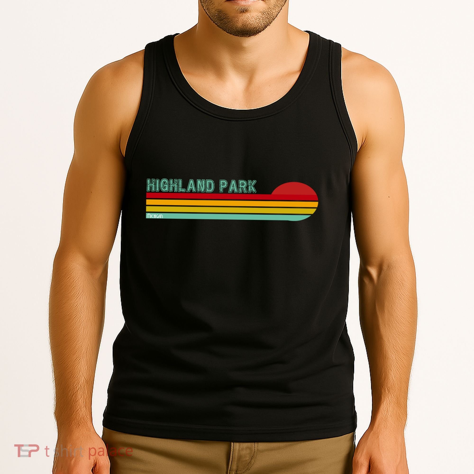 Highland Park Michigan Tank Top