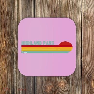 Highland Park Michigan Coaster