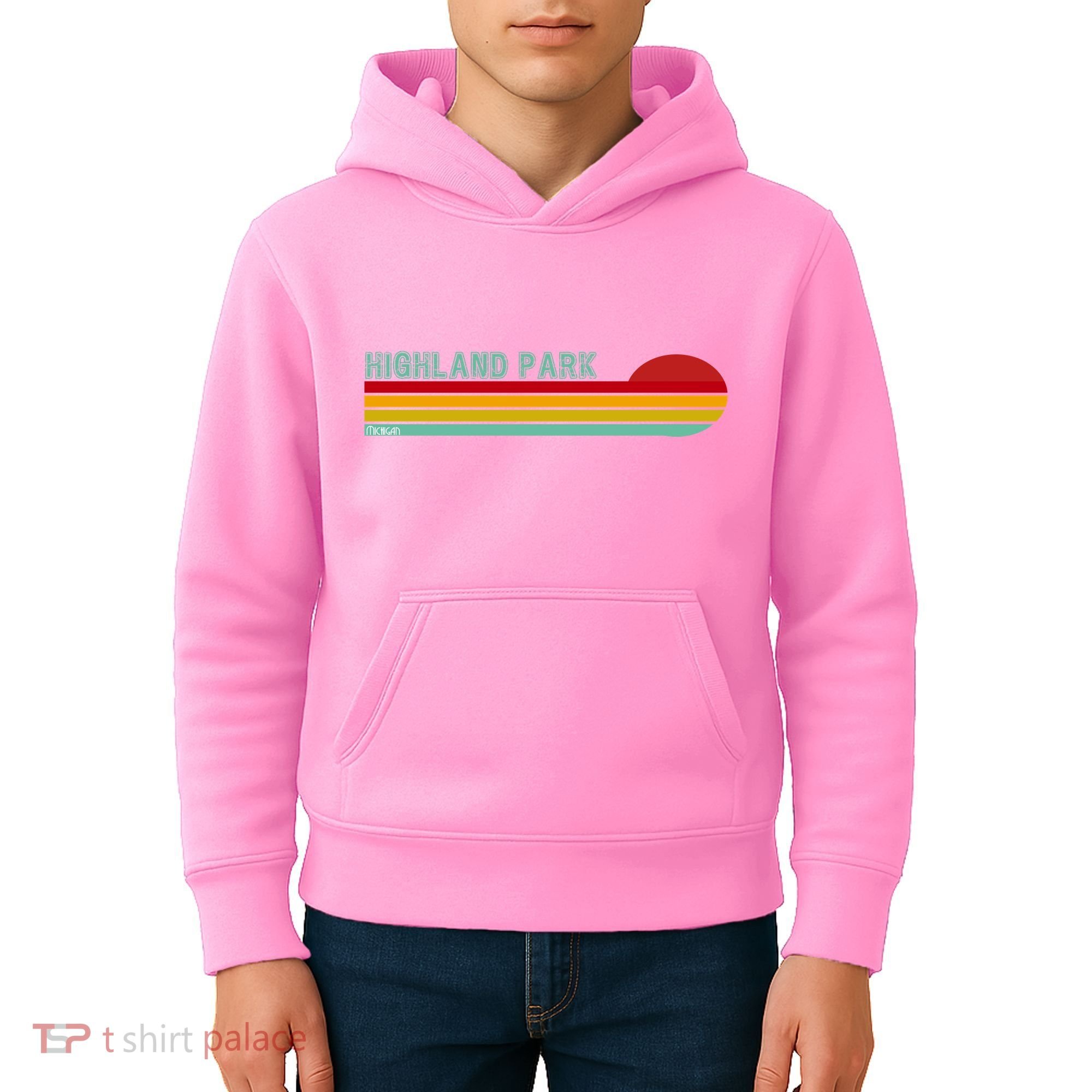 Highland Park Michigan Kids Hoodie
