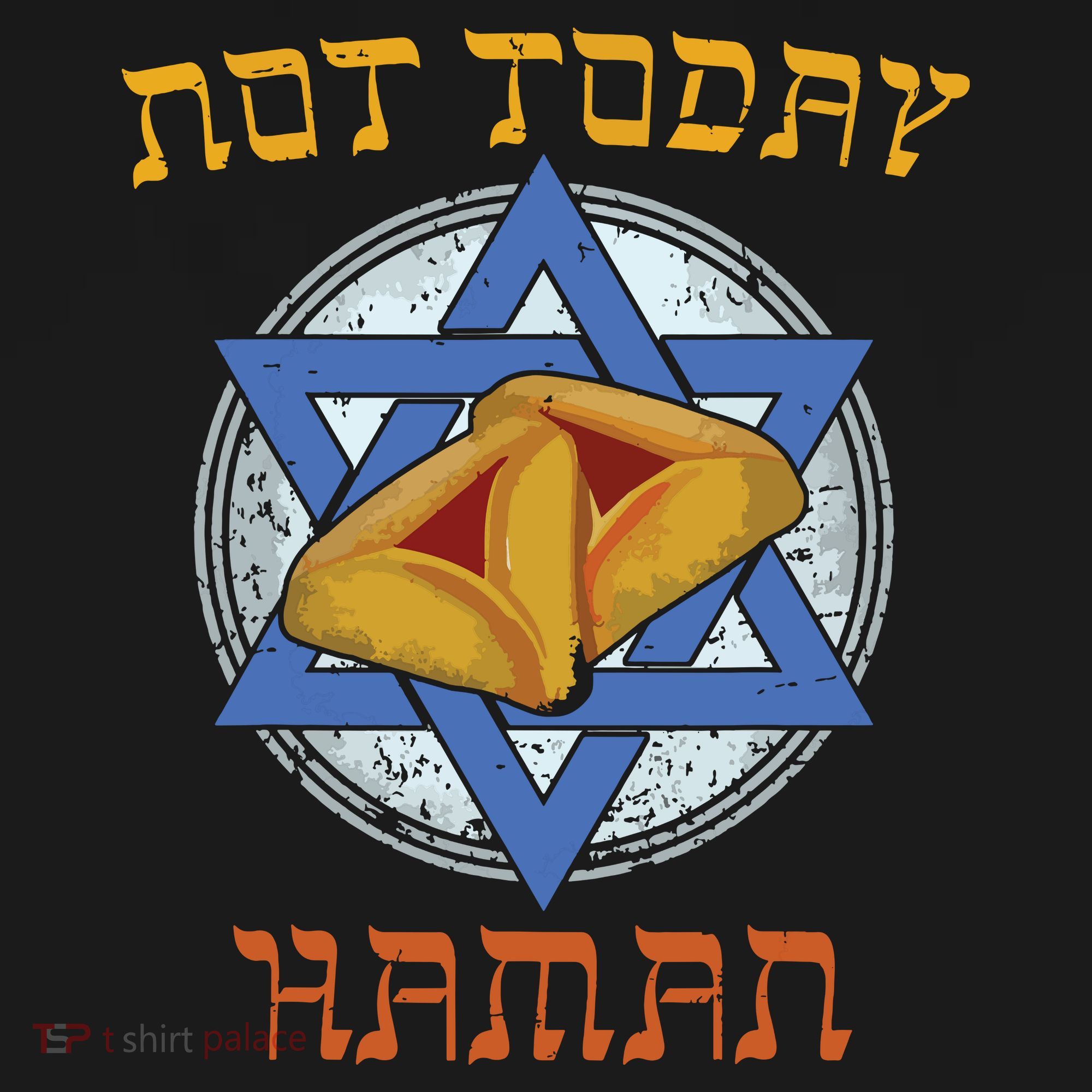 Happy Purim Not Today Haman Jew Holiday Hamantaschen Mousepad