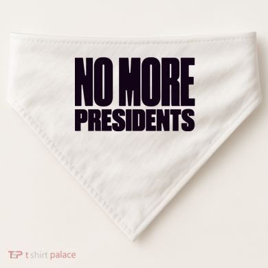 Hasan Piker No More Presidents USA-Made Doggie Bandana