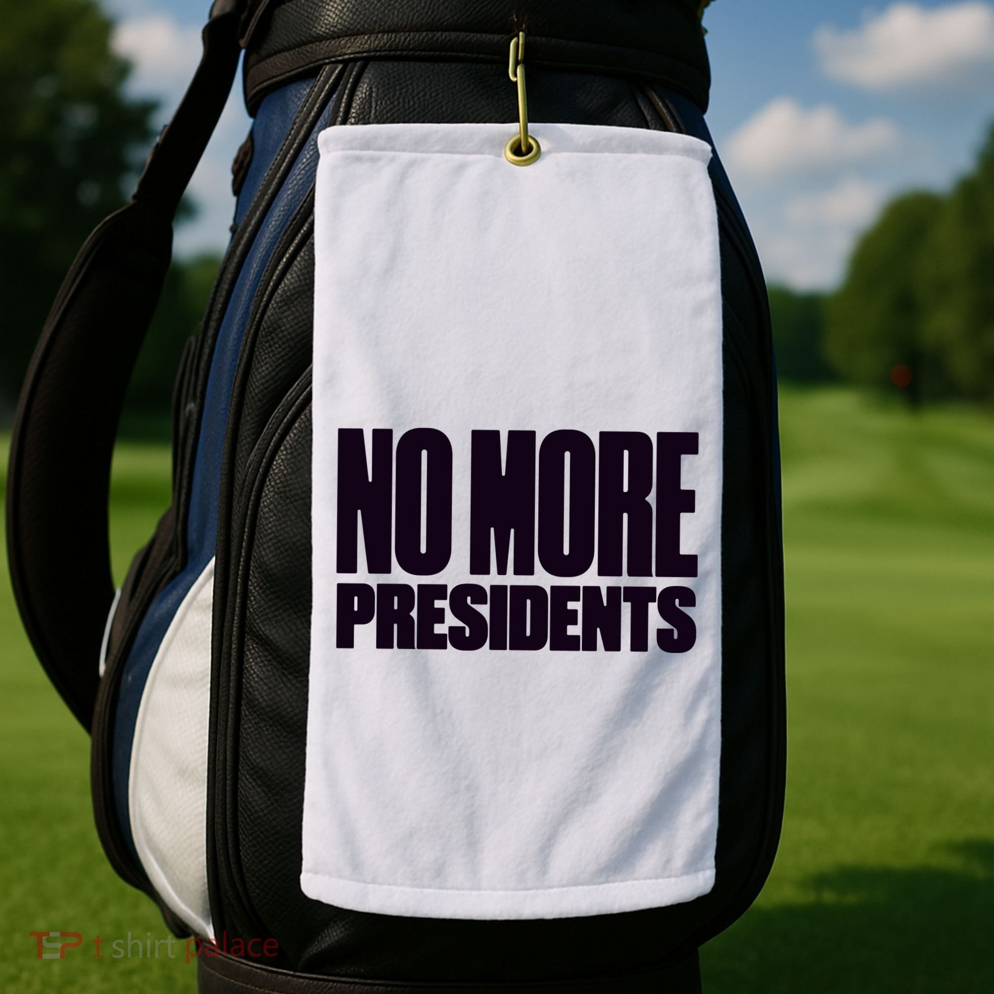 Hasan Piker No More Presidents Golf Towel