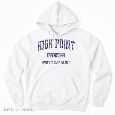 High Point North Carolina Nc Vintage Athletic Hoodie