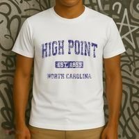 High Point North Carolina Nc Vintage Athletic T-Shirt thumb 3