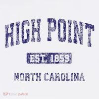 High Point North Carolina Nc Vintage Athletic T-Shirt thumb 7
