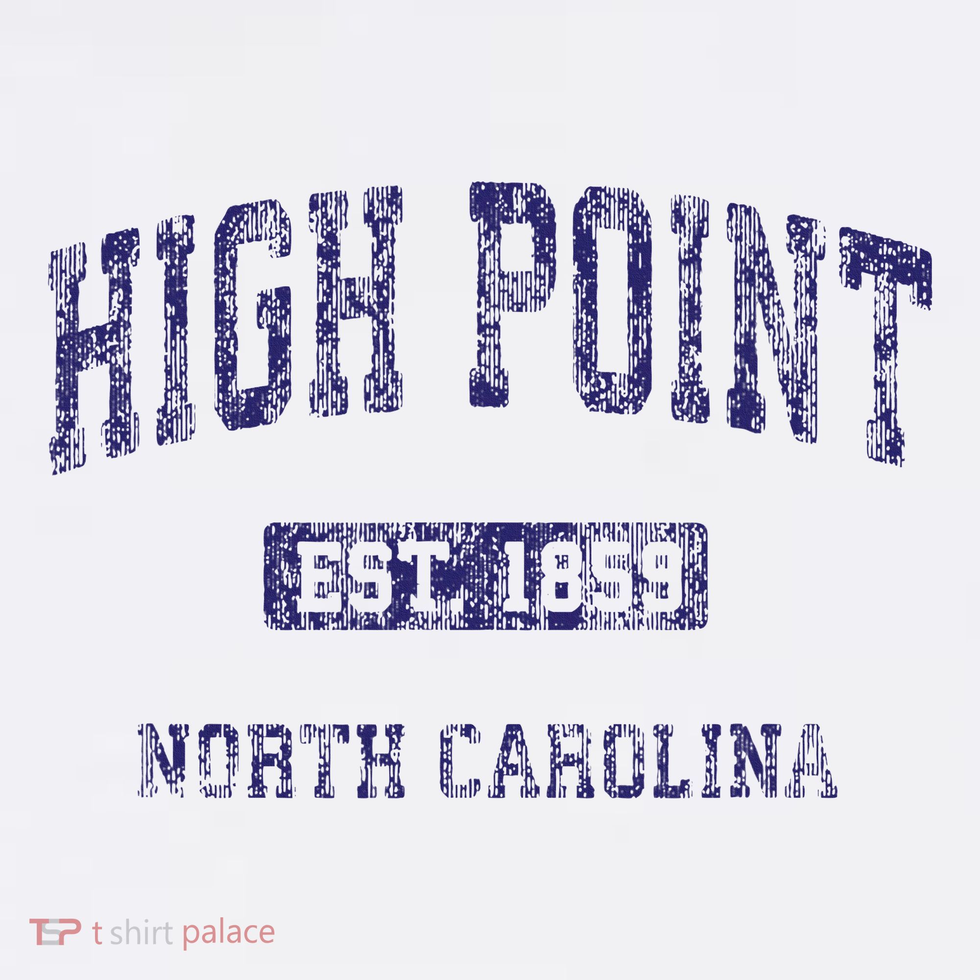 High Point North Carolina Nc Vintage Athletic T-Shirt