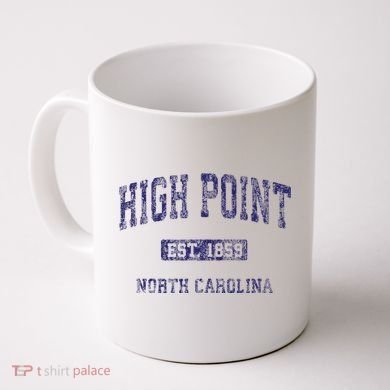 High Point North Carolina Nc Vintage Athletic Coffee Mug