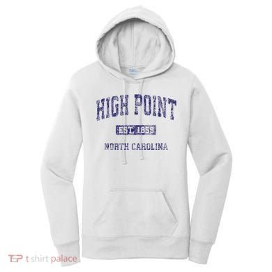 High Point North Carolina Nc Vintage Athletic Women's Hoodie