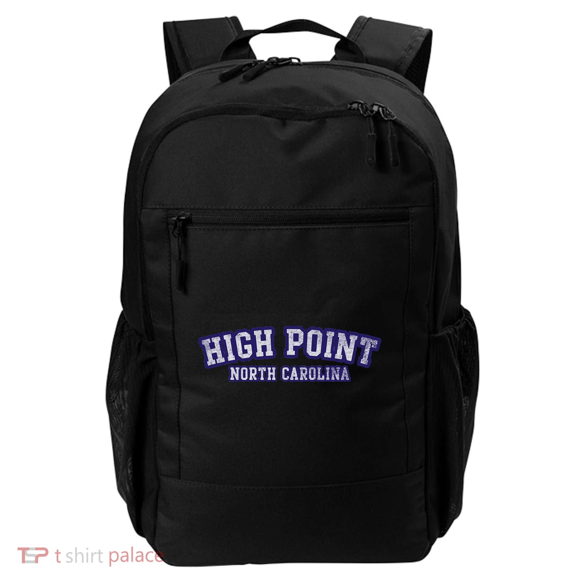 High Point North Carolina Athletic Text Sport Style Backpack
