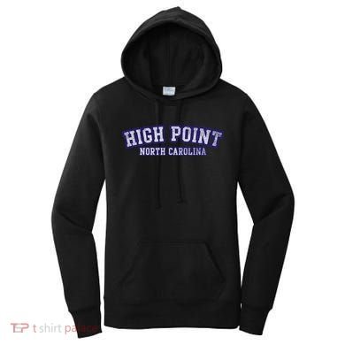High Point North Carolina Athletic Text Sport Style Women's Hoodie