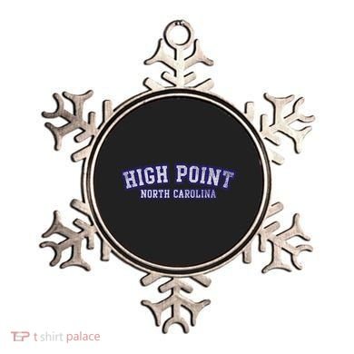 High Point North Carolina Athletic Text Sport Style Ornament