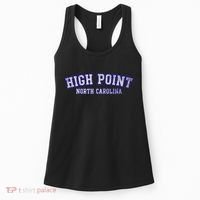 High Point North Carolina Athletic Text Sport Style Women's Tank Top thumb 0