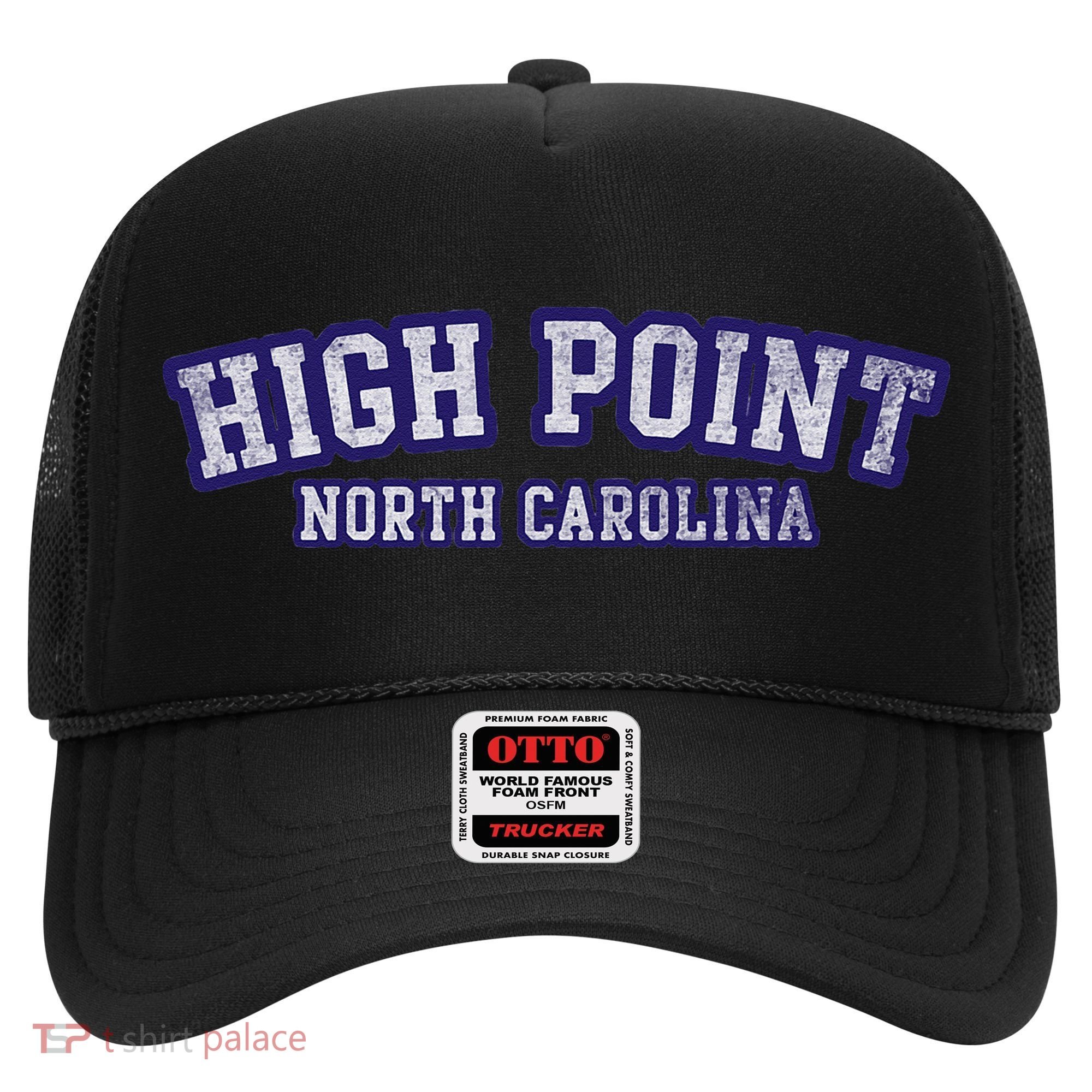 High Point North Carolina Athletic Text Sport Style Hat