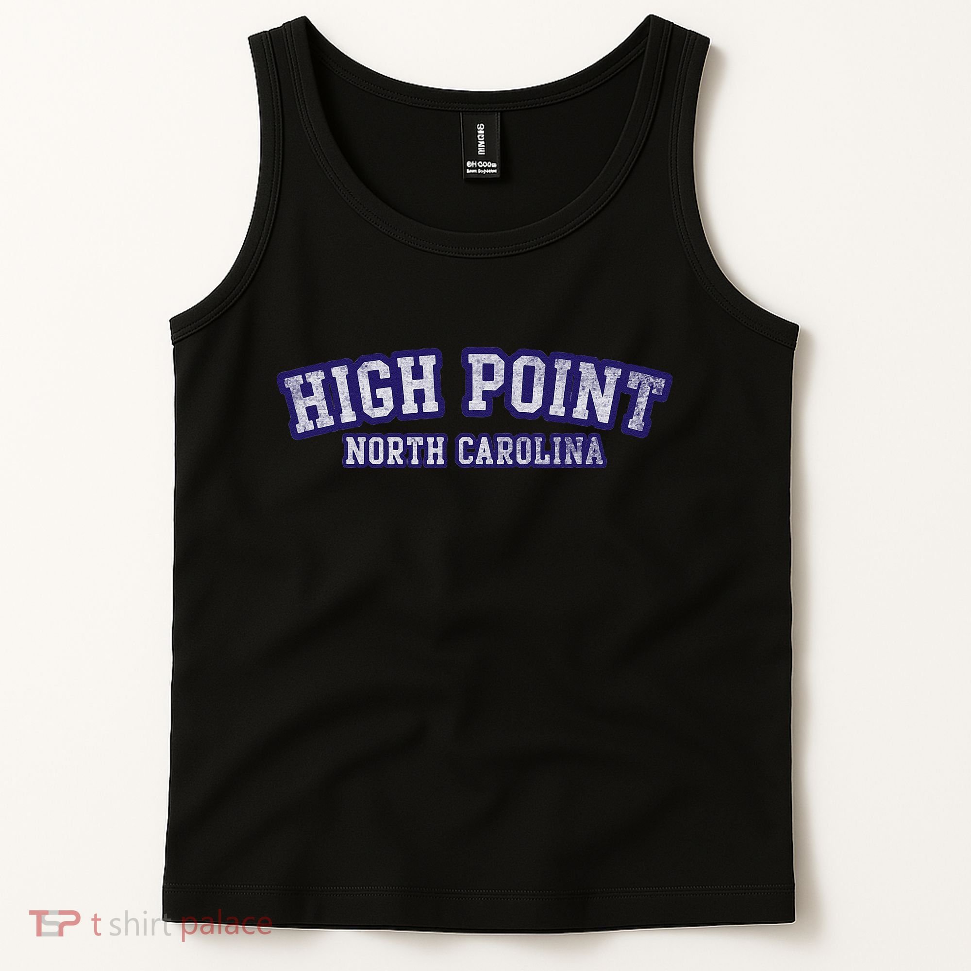 High Point North Carolina Athletic Text Sport Style Tank Top