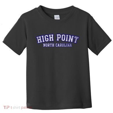 High Point North Carolina Athletic Text Sport Style Toddler T-Shirt