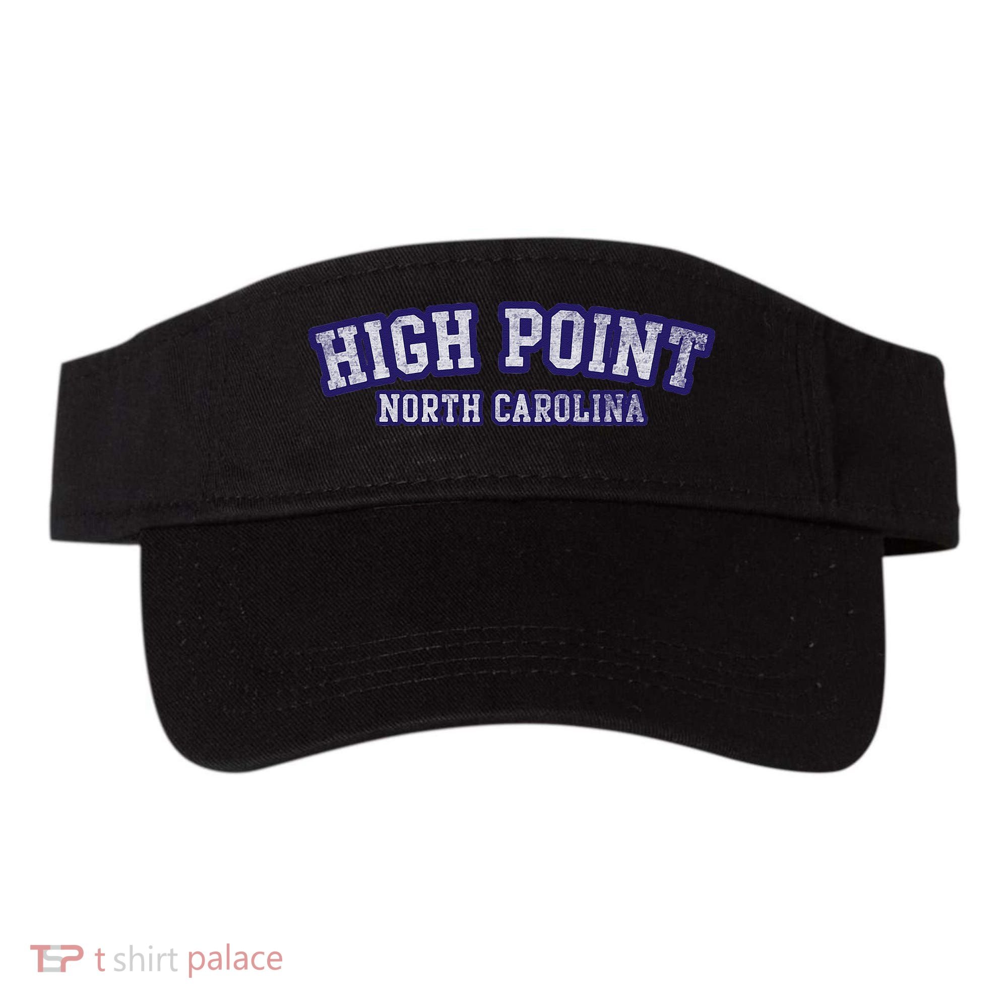 High Point North Carolina Athletic Text Sport Style Visor