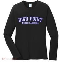 High Point North Carolina Athletic Text Sport Style Women's Long Sleeve Shirt thumb 0