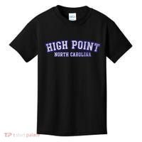 High Point North Carolina Athletic Text Sport Style Kids T-Shirt thumb 0