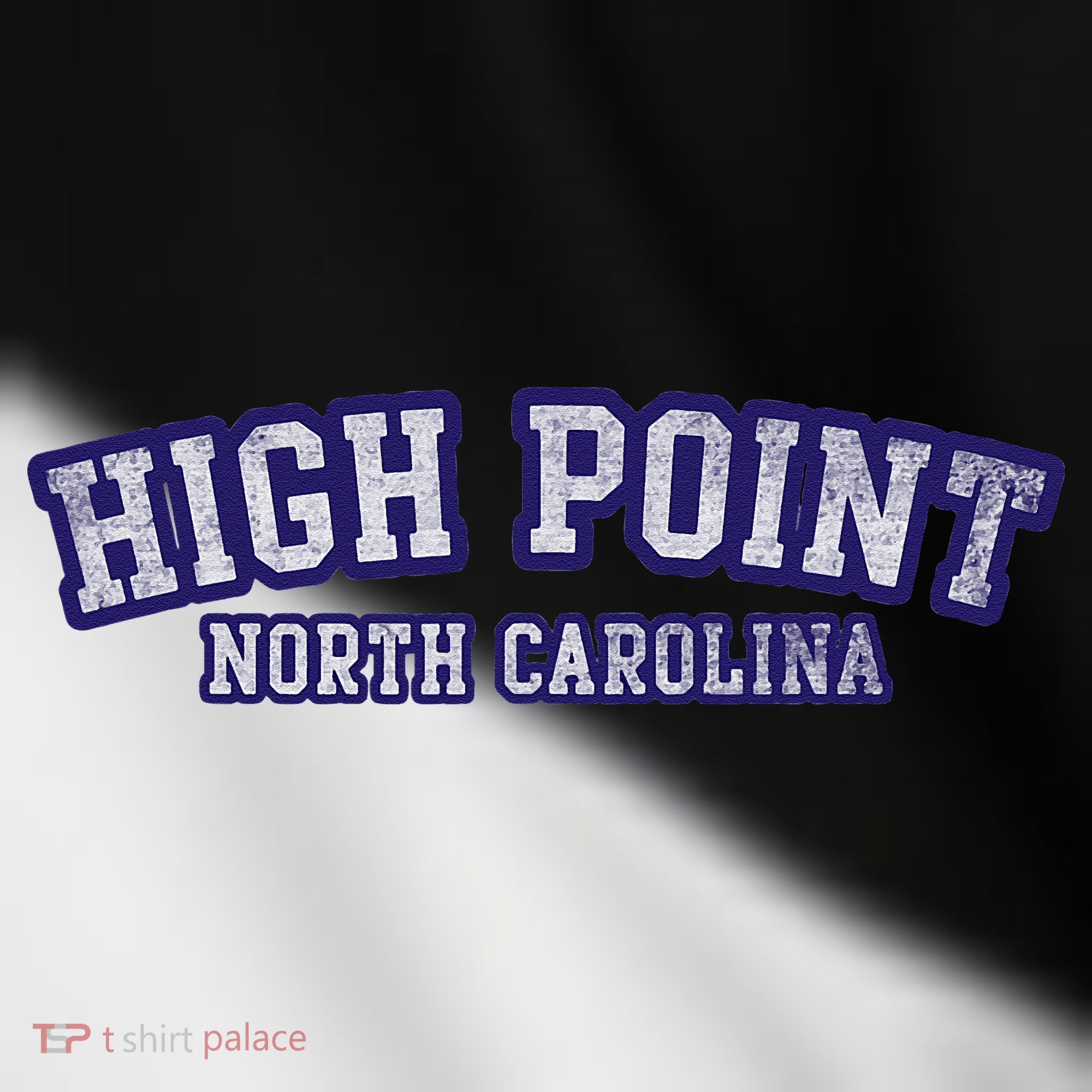 High Point North Carolina Athletic Text Sport Style Toddler Fine Jersey T-Shirt