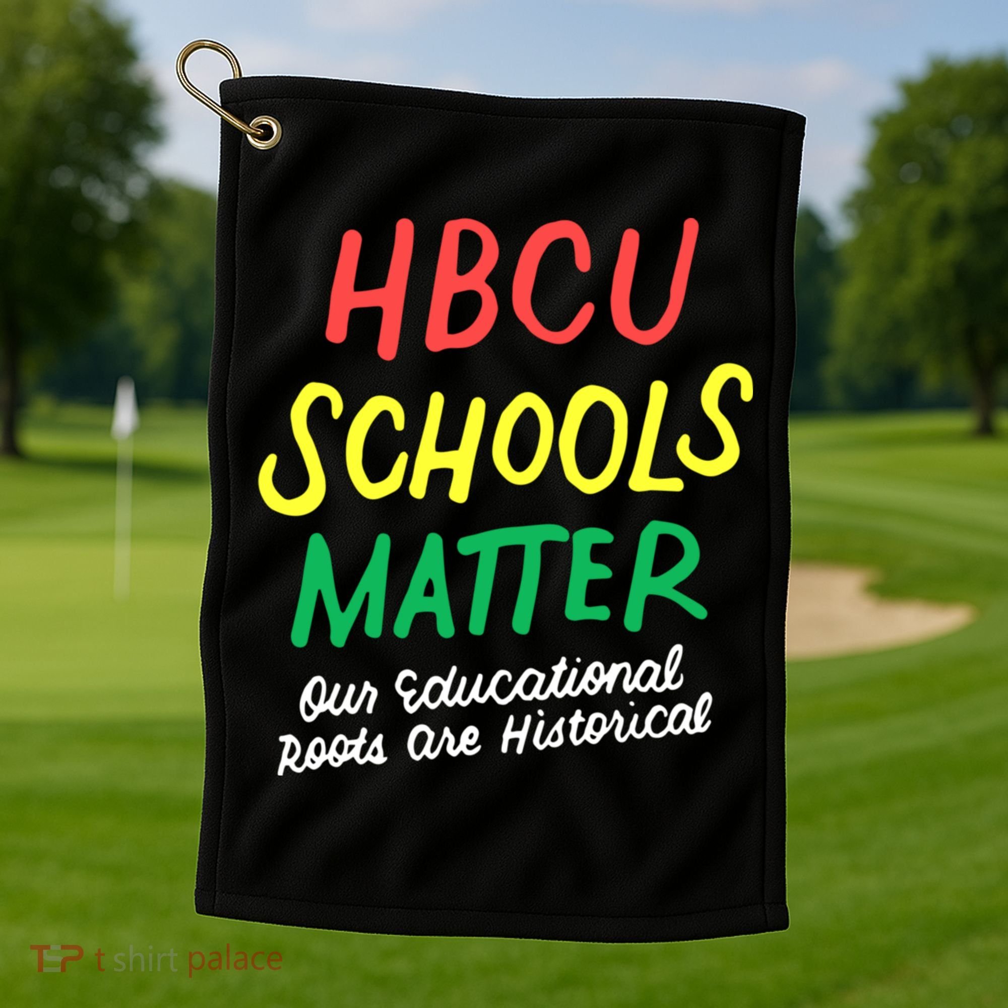 HBCU Proud Our Educational Roots Are Historical Golf Towel