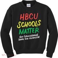 HBCU Proud Our Educational Roots Are Historical Kids Sweatshirt thumb 0