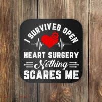 Heart Patient Open Heart Surgery Survivor Coaster thumb 0
