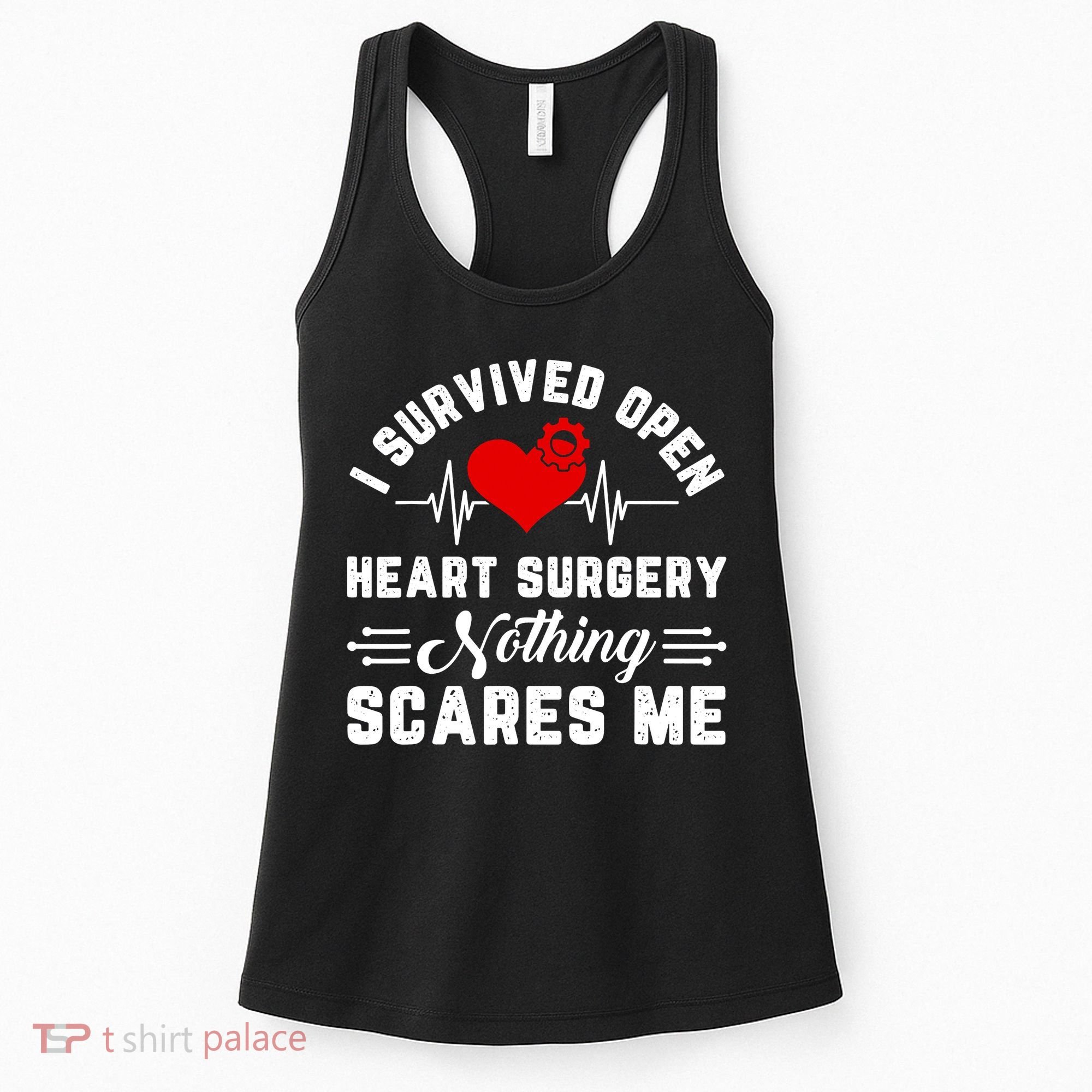 Heart Patient Open Heart Surgery Survivor Women's Tank Top